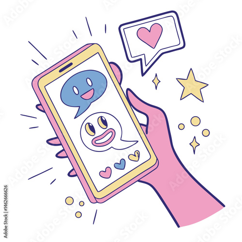 A mobile phone with money