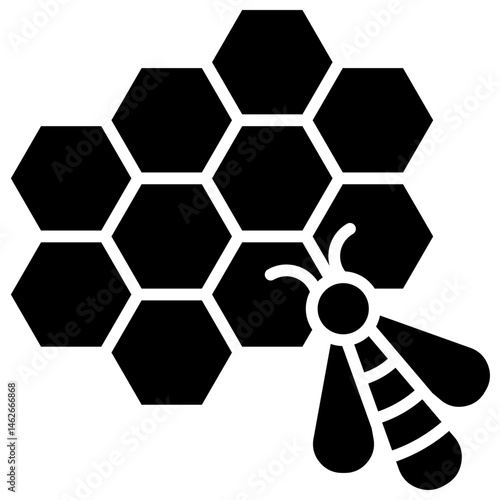 Beehive glyph icon