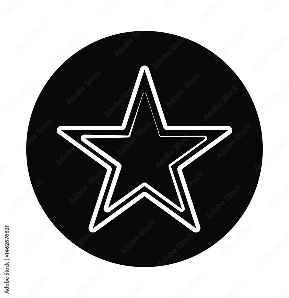 star icon vector on a white background. star icon vector on a white background.