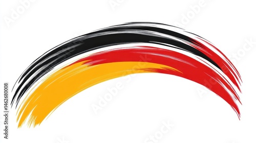 German Flag Abstract Design