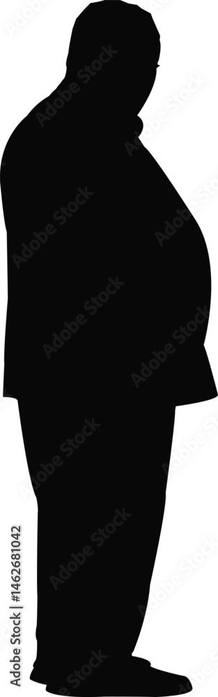 a man standing body silhouette vector a man standing body silhouette vector