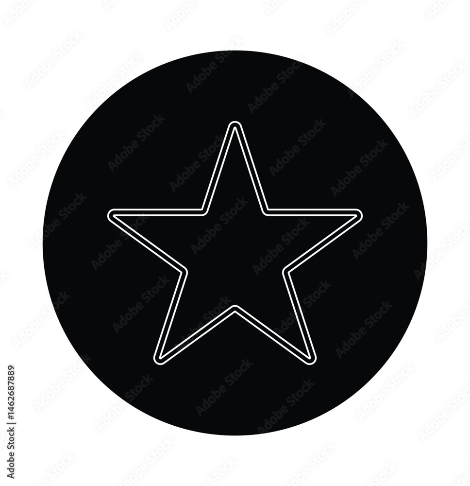 star icon vector on a white background. star icon vector on a white background.