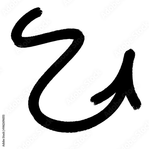 marker arrow graffiti style element