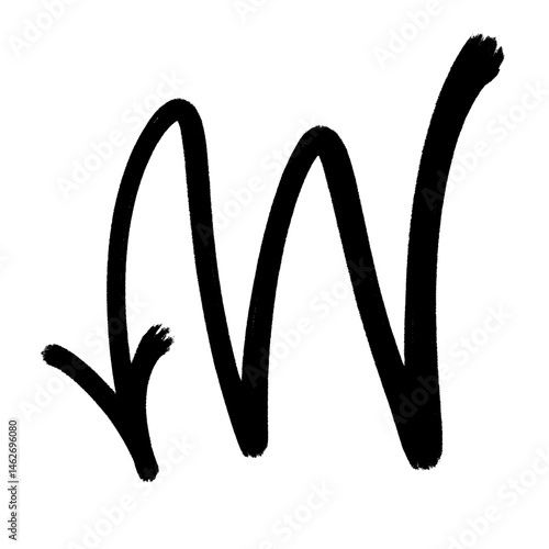 marker arrow graffiti style element