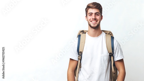 portrait of a handsome young man