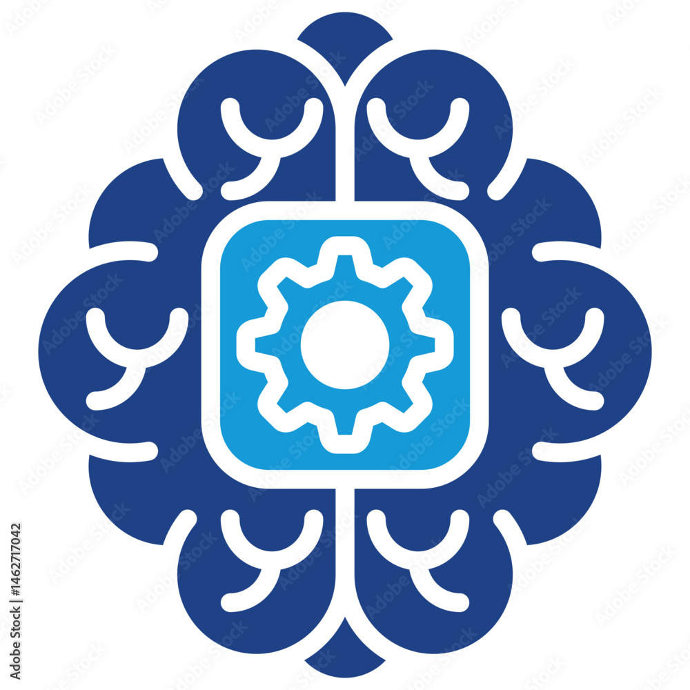 Naklejka premium Cognitive Engine Icon