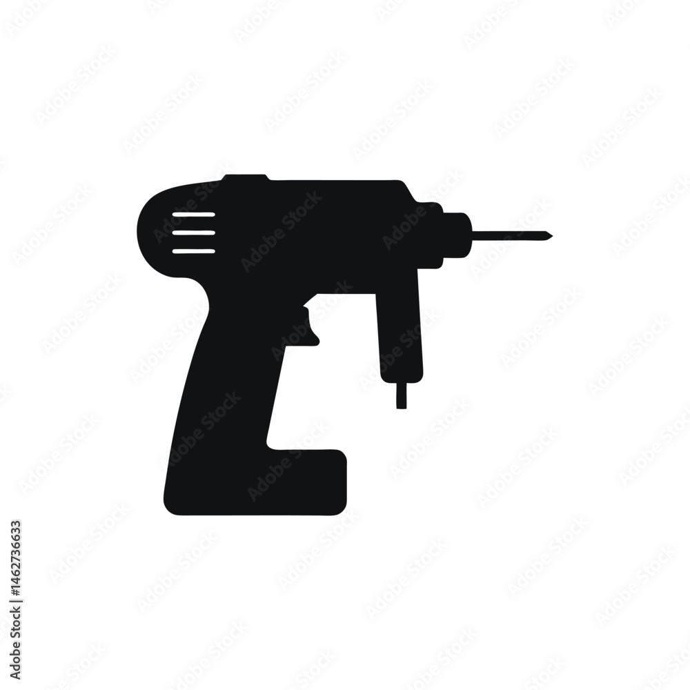 drill isolated on white background drill isolated on white background