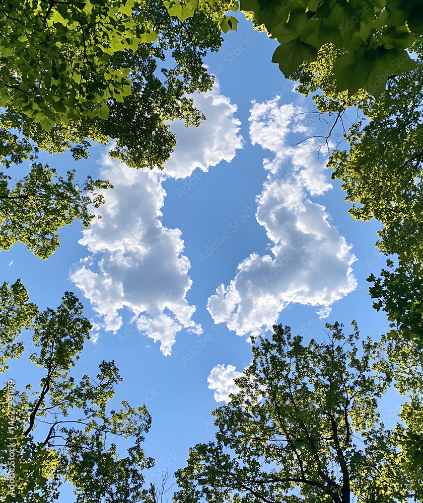 Fototapeta premium tree in the sky