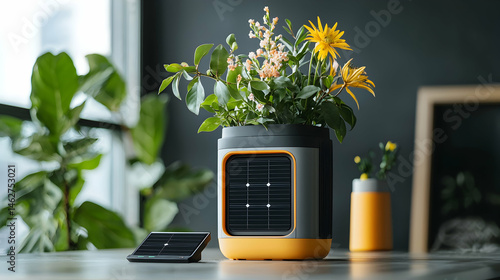 Wallpaper Mural This innovative smart planter combines technology and nature for effortless indoor gardening. Its integrated solar panel powers plant care systems ensuring optimal growth a perfect addition to modern  Torontodigital.ca