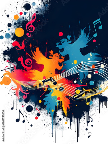 abstract printing design