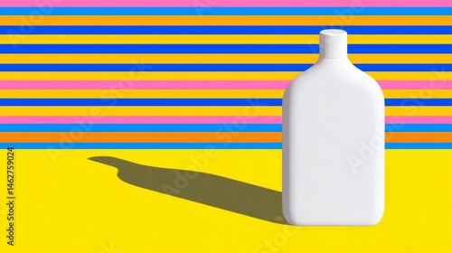 Cleaning spray bottle with blank space for text.