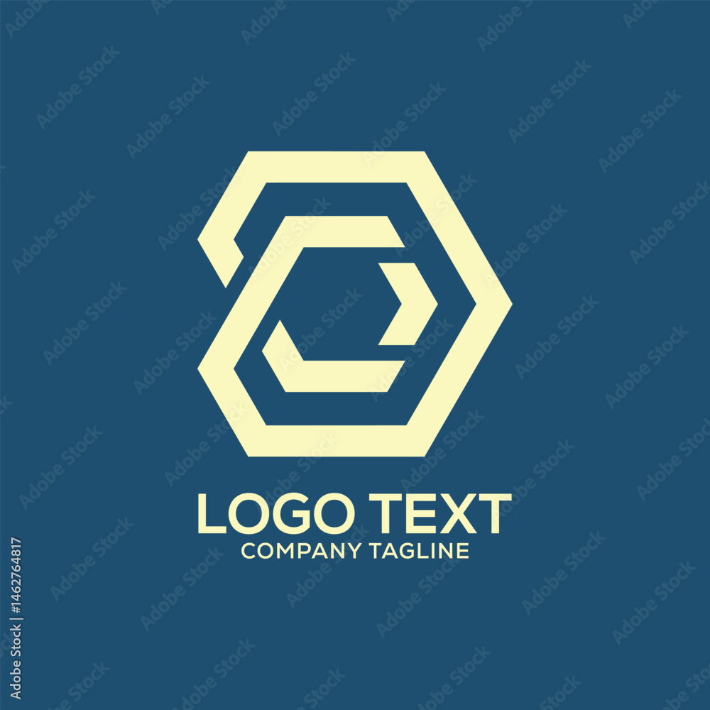 Fototapeta premium p letter creative company logo design