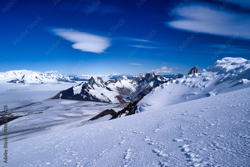 winter mountain snow landscape