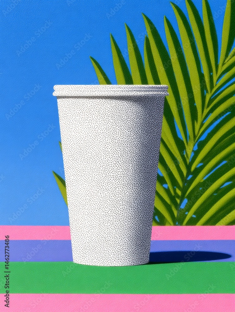 CUP OF COFFEE WITH COPY SPACE.