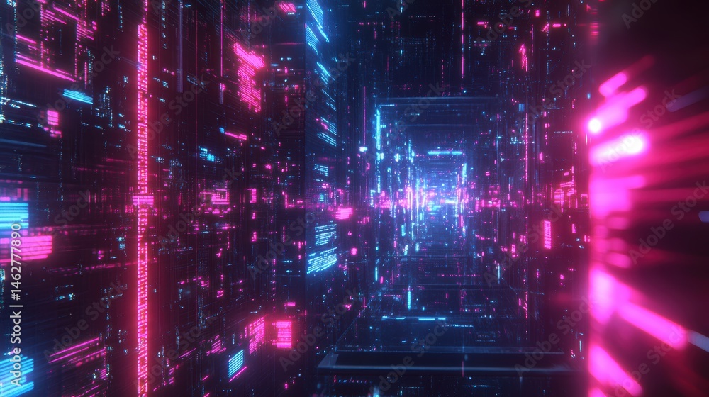 Artificial Intelligence Supercomputer Scanning Global Data Artificial Intelligence Supercomputer Scanning Global Data
