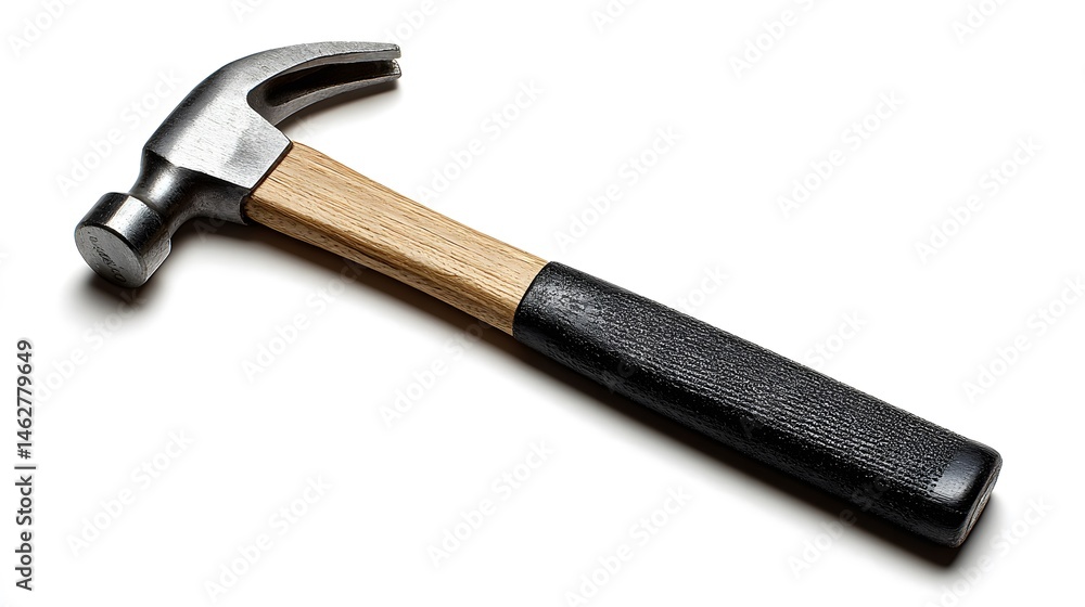 Claw Hammer Isolated Precision Carpentry Tool White Background Studio Shot Construction Equipment Renovation Essential DIY Handyman Hardware Tooling Single Object View
Claw Hammer Isolated Precision Carpentry Tool White Background Studio Shot Construction Equipment Renovation Essential DIY Handyman Hardware Tooling Single Object View