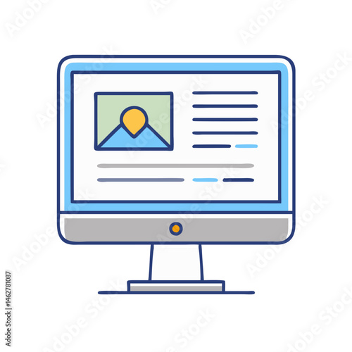 Computer desktop screen display monitor pc technology digital device electronic equipment gadget system