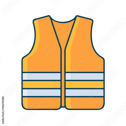 High visibility safety vest reflective workwear protective clothing for construction site