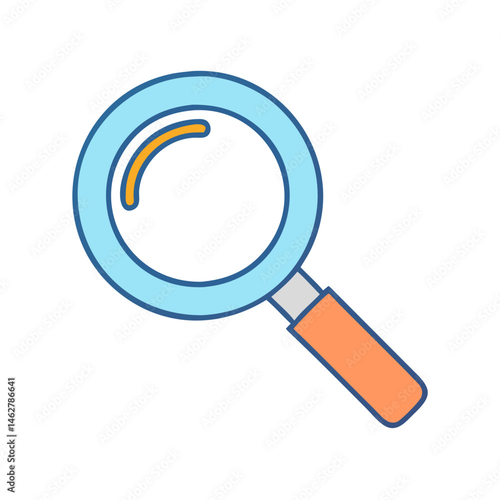 Magnifying glass vector icon search find zoom tool symbol graphic element illustration design clipart Magnifying glass vector icon search find zoom tool symbol graphic element illustration design clipart