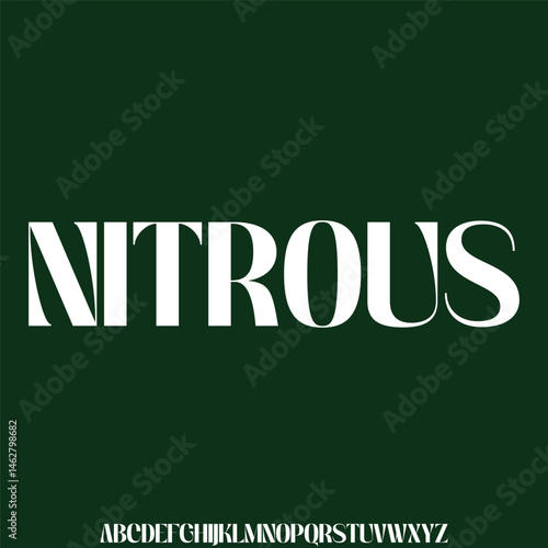 Modern bold slant sans serif alphabet display font vector with stripes speed style