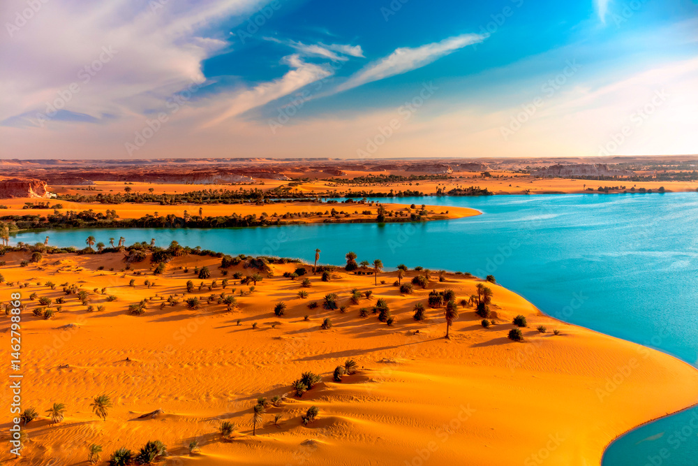 Desert erosion formation in Ennedi plateu in Chad. Ennedi plateu desert landscape