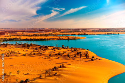 Desert erosion formation in Ennedi plateu in Chad. Ennedi plateu desert landscape