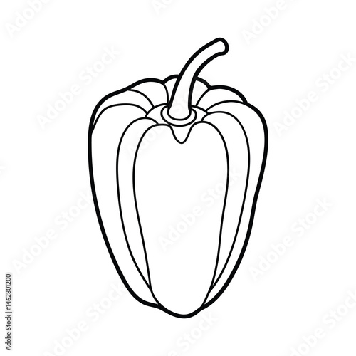 vector illustration of pepper