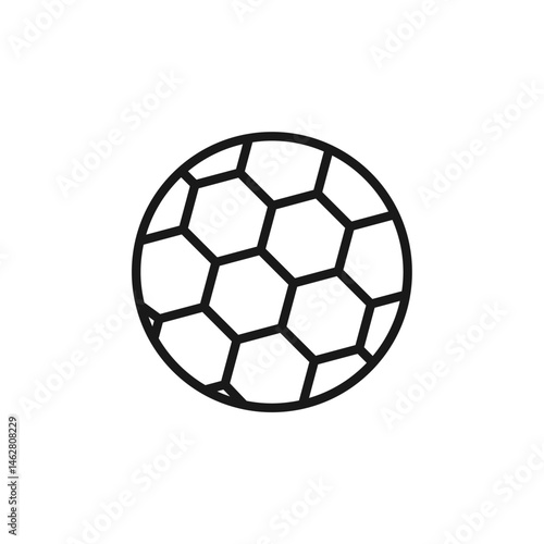 soccer icon. soccer Symbol sign for mobile concept and web design. Vector icon, Logo illustration, Vector graphics