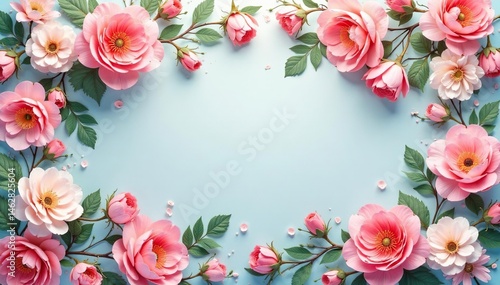 Intricate floral design, delicate blossoms repeating, pastel hues , print, decorative, seamless