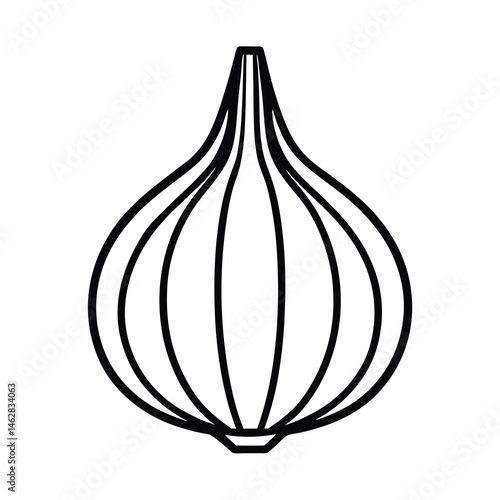 red onion isolated on white background