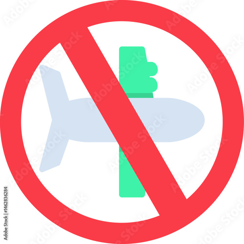 No Travelling Icon