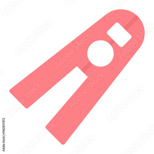 Colorful Flat Clothes Pin Icon