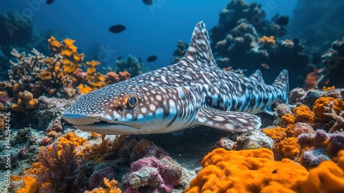 Wallpaper Mural Zebra Shark Reef Coral Ocean Wildlife Underwater Torontodigital.ca