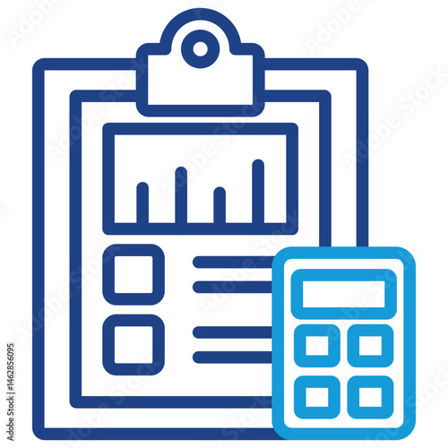 Financial Report Icon