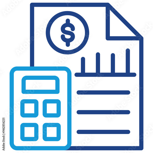Financial Report Icon