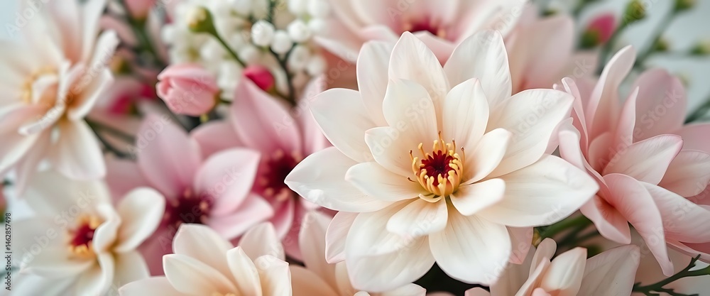 bunch of pink and white flowers in a vase bunch of pink and white flowers in a vase