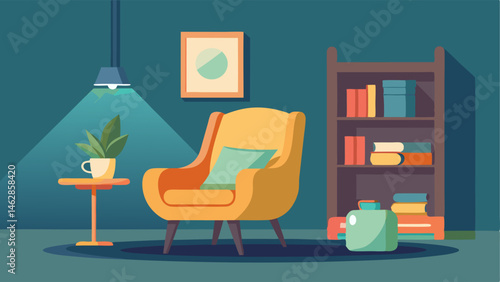 Tucked in the corner of the lounge is a cozy reading nook complete with a soft armchair and a small side table for a students coffee or tea.