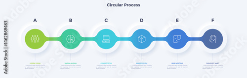 Modern Infographic Vector Banner. Business Illustration