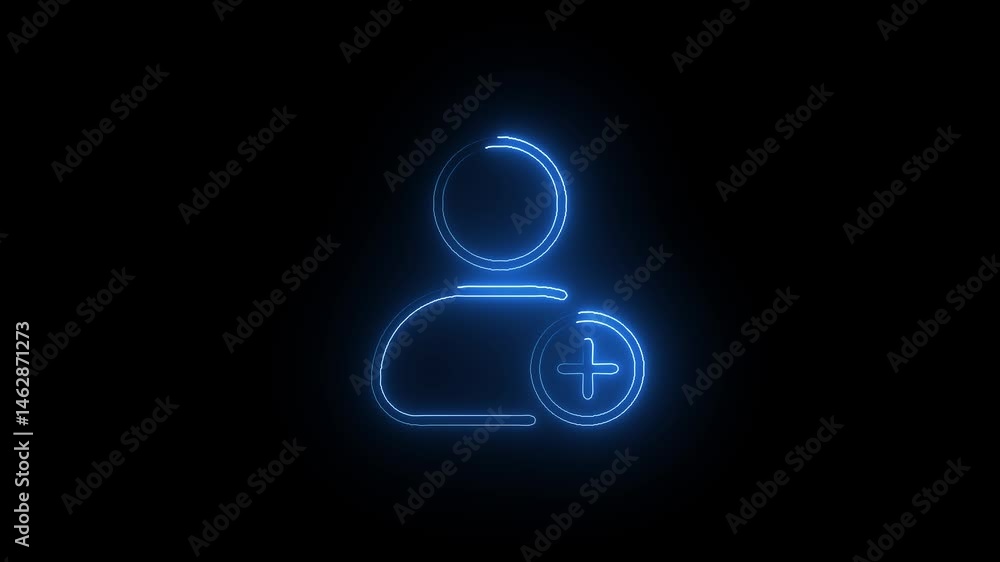 Glowing neon light people icon. Looped Neon Lines abstract on background. Communication man profile icon. neon icon of user in flat Secure login to user account. Glowing neon light people icon. Looped Neon Lines abstract on background. Communication man profile icon. neon icon of user in flat Secure login to user account.