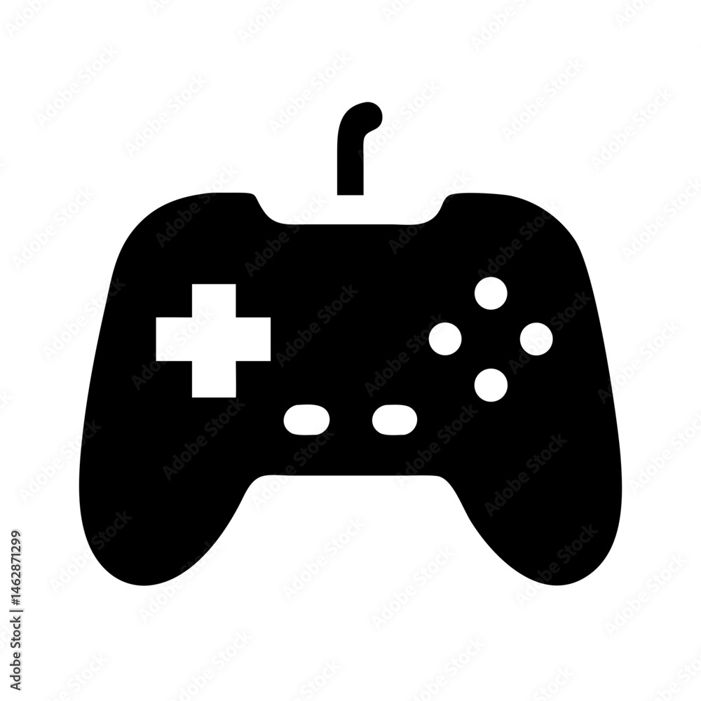 game controller silhouette on transparent background for web and graphic design game controller silhouette on transparent background for web and graphic design