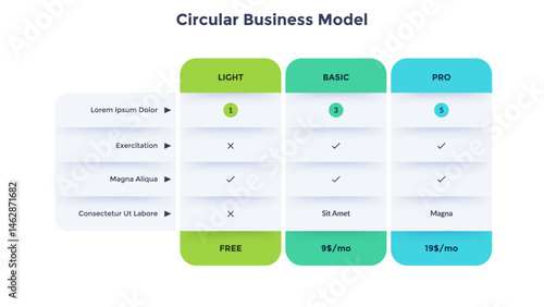 Modern Infographic Vector Banner. Business Illustration