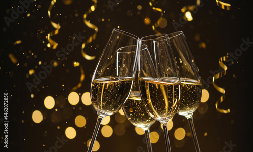 Sparkling Wine Celebration Moment

