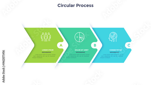 Modern Infographic Vector Banner. Business Illustration