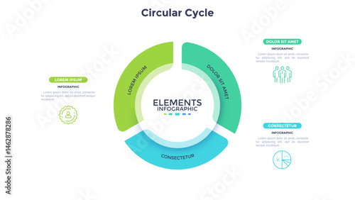 Modern Infographic Vector Banner. Business Illustration