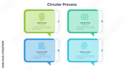 Modern Infographic Vector Banner. Business Illustration