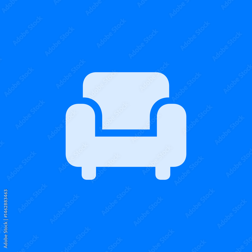 Lounge Chair Fill Icon Lounge Chair Fill Icon