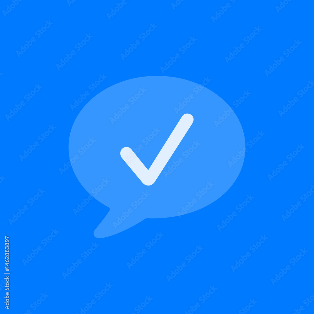 Message Checkmark Fill Icon Message Checkmark Fill Icon