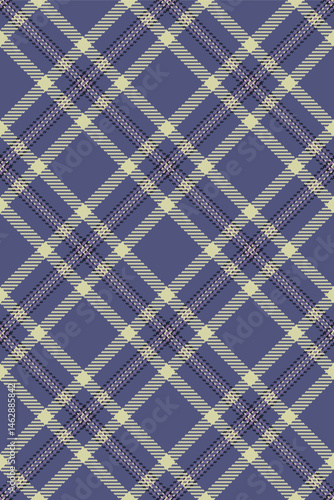 Effect pattern tartan vector, dimensional textile background plaid. Suit seamless check texture fabric in blue and light colors.