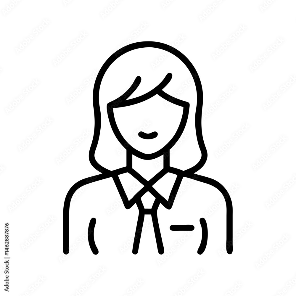 office worker female on transparent background for web and graphic design office worker female on transparent background for web and graphic design