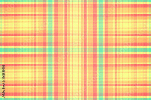 Vibrant pastel plaid pattern. Perfect for textile design, website backgrounds, or scrapbooking projects. This cheerful, summery design evokes feelings of warmth and happiness.